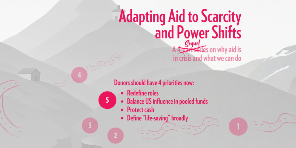What donors should do humanitarian aid